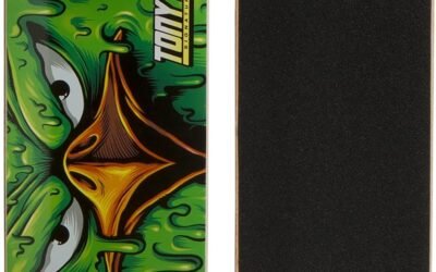Tony Hawk 31 inch Skateboard, Tony Hawk Signature Series 2, 9-ply Maple Deck Skateboard for Cruising, Carving, Tricks and Downhill, Slime Hawk