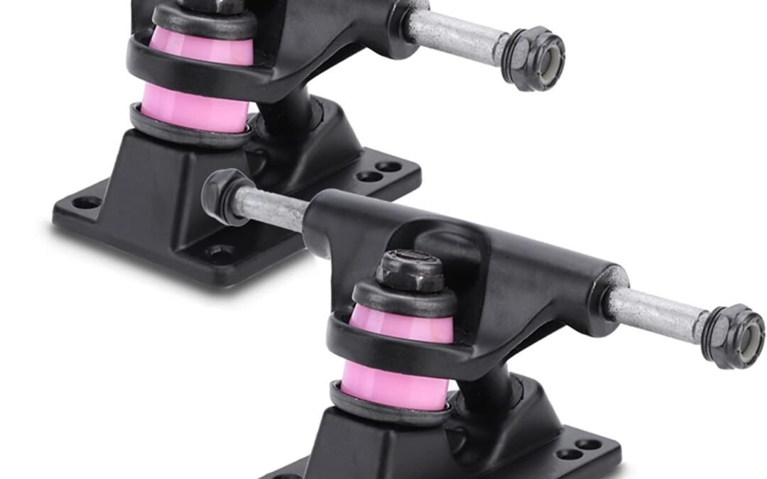 Skateboard Truck,2pcs Skateboard Trucks Combo 3.25inch Wheels ABEC Longboard Skatebaord Accessory(1#)