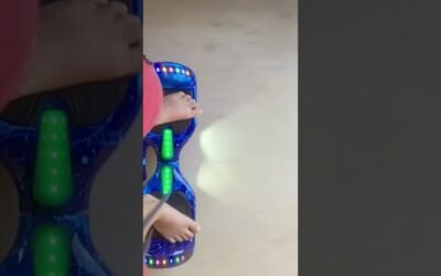 Andando de hoverboard