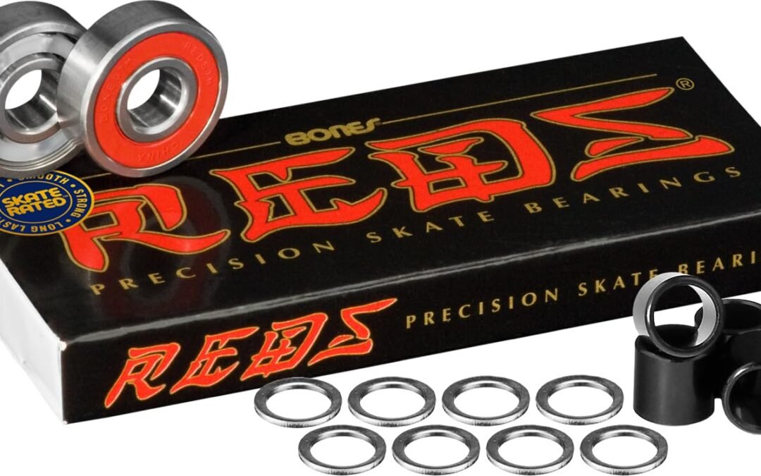 Bones Reds Bearings 8 pk w/Spacers & Washers Bundle