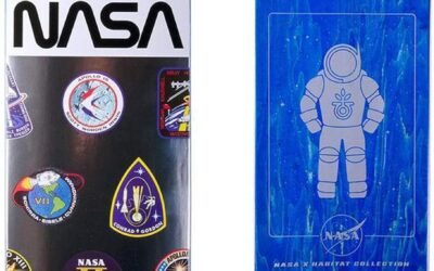 Habitat NASA Logo Array 8 Inch Skateboard Deck (Assorted Color)