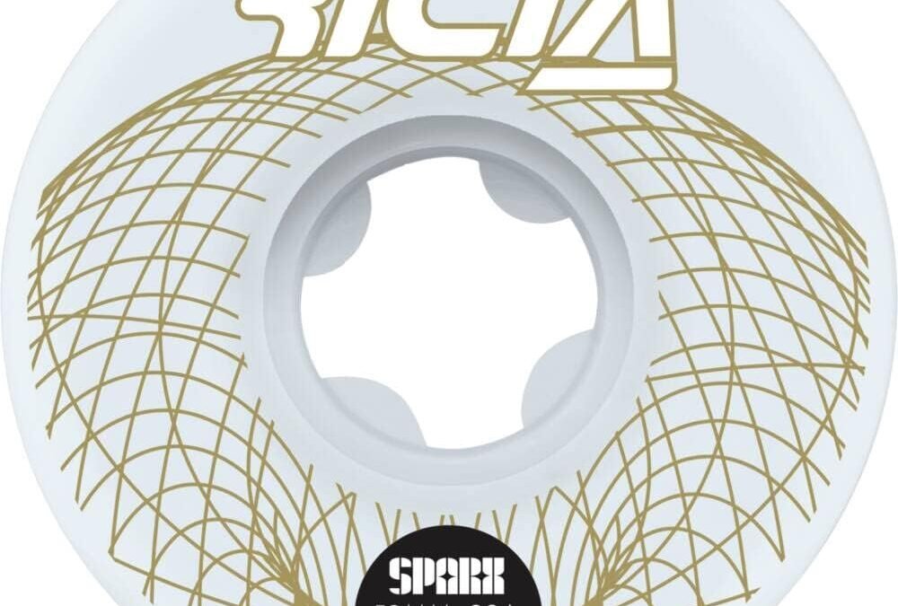 Ricta Wireframe Sparx 99a Skateboard Wheels – White