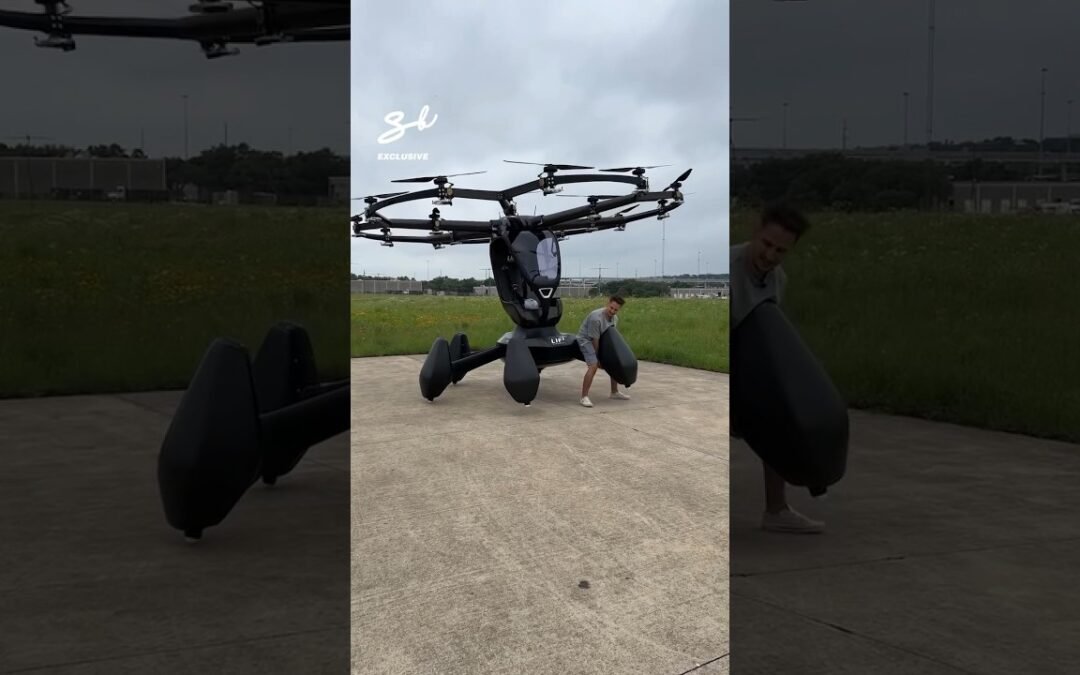 You could take the car to work, or… 🚁😂 #drone #flying #vehicle