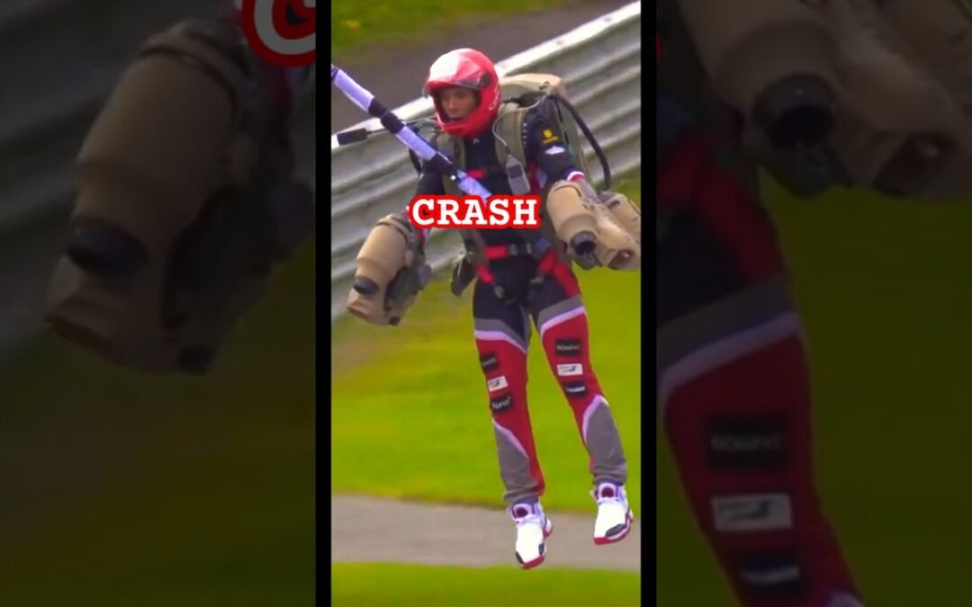 JetPack Crash. We all fall down. @GravityIndustries Jet Pack #shorts #jetpack