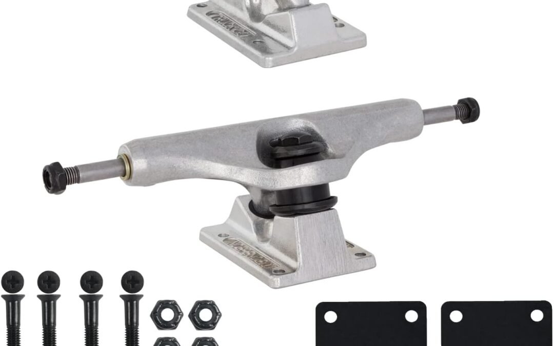 Independent Skateboard Trucks Andrew Reynolds Hollow Mid with 1″ Phillips Mounting Hardware and Optional Risers