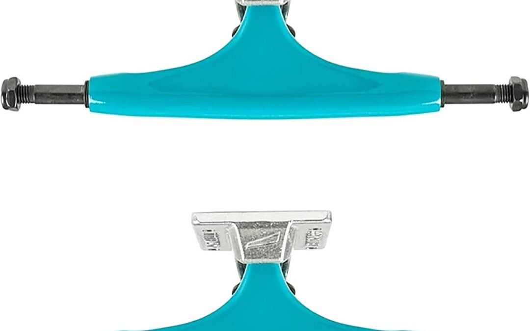 Tensor Alloy Skateboard Truck, Set of 2, Aqua/Raw, 5.25″