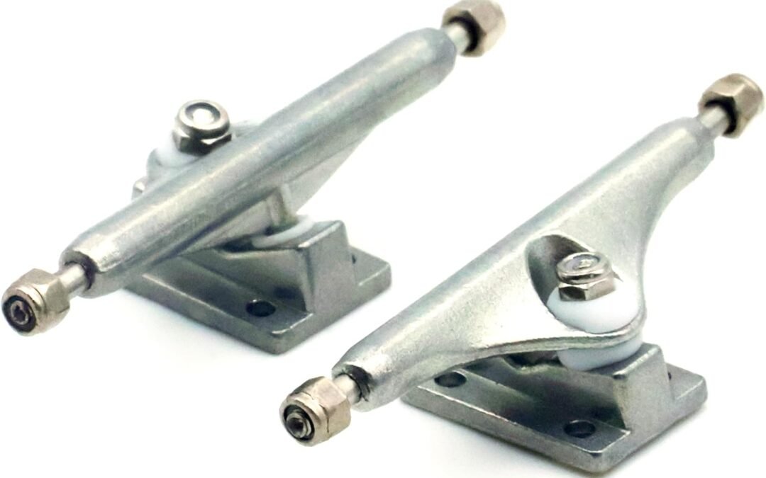 Fingerboard Trucks 34mm 32mm 29mm Professional Eureka 3.0 Version with Pro Bushing and Pivot Cup (34mm Silver)