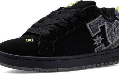 DC Shoes Mens Court Graffik Casual Low Top Skate Shoe Sneaker