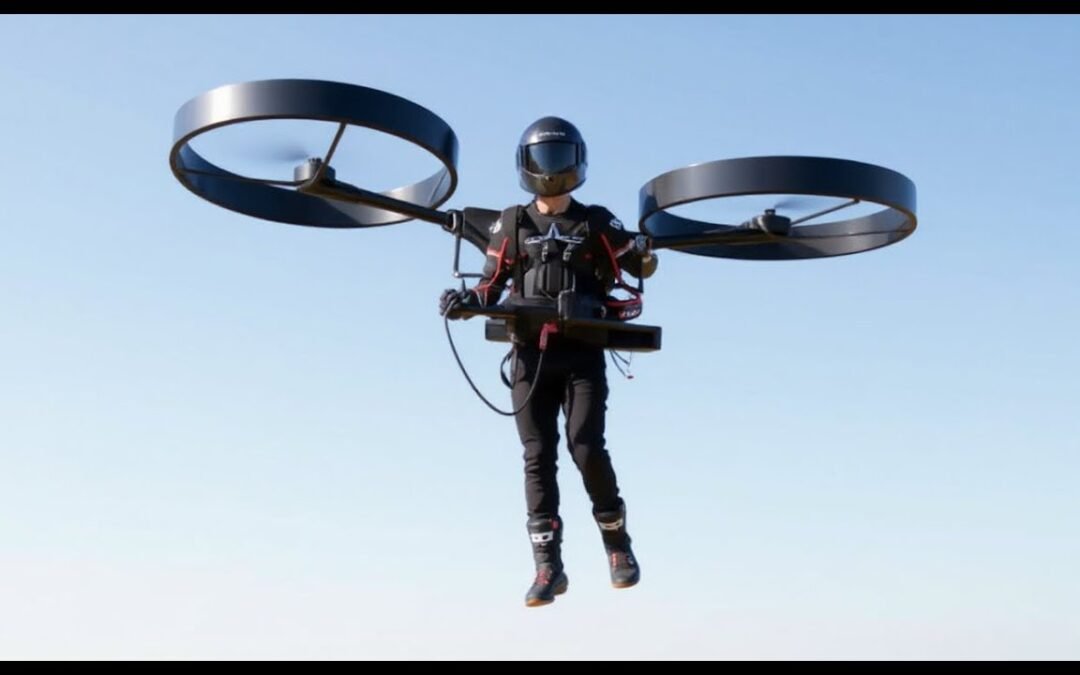 CopterPack Gen3: This Electric Backpack Helicopter Wants to Make You Fly!