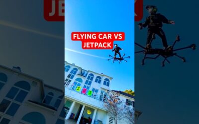 Flying Car VS JetPack in Real Life with SkySurfer Aircraft 🚁 Flying Drone Vehicle. #shorts